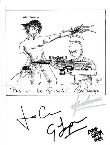 Signed Drawing Jeremy / Doug